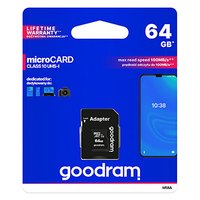 Goodram pamov karta Micro Secure Digital Card, 64GB, micro SDXC, M1AA-0640R12, UHS-I U1 (Class 10