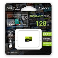 Apacer paměťová karta Endurance, 128GB, micro SDXC, AP128GEDM1D05-R, UHS-I U3 (Class 10), V30, A1