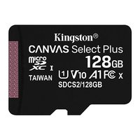 Kingston pamov karta Canvas Select Plus, 128GB, micro SDXC, SDCS2/128GBSP, UHS-I U1 (Class 10), A