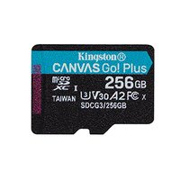 Kingston pamov karta Canvas Go! Plus, 256GB, micro SDXC, SDCG3/256GBSP, UHS-I U3, A2, V30