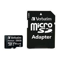 Verbatim pamov karta microSDHC/SDXC, 256GB, micro SDXC, 44087, s adaptrem