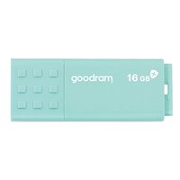 Goodram USB flash disk, USB 3.0, 16GB, UME3, UME3, azurov, UME3-0160CRR11