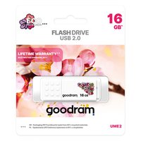 Goodram USB flash disk, USB 2.0, 16GB, UME2, UME2, bl, UME2-0160W0R11-SP