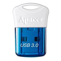 Apacer USB flash disk, USB 3.0, 32GB, AH157, modr, AP32GAH157U-1, USB A, s krytkou