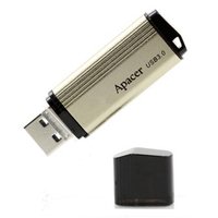 Apacer USB flash disk, USB 3.0, 32GB, AH353, zlat, AP32GAH353C-1, USB A, s krytkou