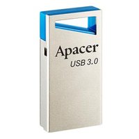 Apacer USB flash disk, USB USB 3.0 (3.2 Gen 1), 32GB, AH155, stbrn, AP32GAH155U-1, USB A, s poutk