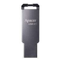 Apacer USB flash disk, USB 3.0, 32GB, AH360, stbrn, AP32GAH360A-1, s poutkem