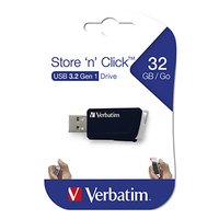 Verbatim USB flash disk, USB 3.0, 32GB, Store N Click, ern, 49307, USB A, s vsuvnm konektorem