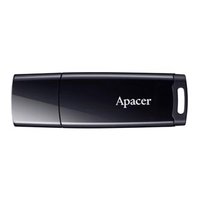 Apacer USB flash disk, USB 2.0, 64GB, AH336, ern, AP64GAH336B-1, USB A, s krytkou