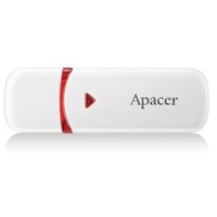 Apacer USB flash disk, USB 2.0, 64GB, AH333, bl, AP64GAH333W-1, USB A, s krytkou