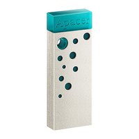 Apacer USB flash disk, USB USB 2.0, 64GB, AH11J, Turquoise green, AP64GAH11JG-1, USB A, dustproof,wa