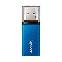 Apacer USB flash disk, USB USB 3.2 Gen1, 64GB, AH25C, modr, AP64GAH25CU-1, USB A, s krytem