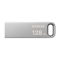 Kioxia USB flash disk, USB 3.0, 128GB, Biwako U366, Biwako U366, stbrn, LU366S128GG4