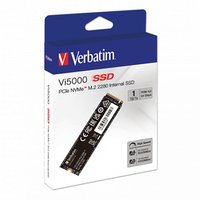 Intern disk SSD Verbatim intern NVMe, 1000GB, Vi5000 M.2, 31826, 5000 MB/s-R, 4500 MB/s-W