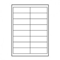 Logo etikety 99.1mm x 34mm, A4, matn, bl, 16 etiket, 140g/m2, baleno po 25 ks, pro inkoustov a l