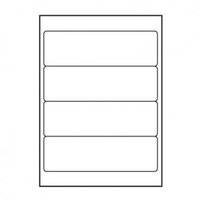 Logo etikety 192mm x 61mm, A4, matn, bl, 4 etikety, 140g/m2, baleno po 10 ks, pro inkoustov a la