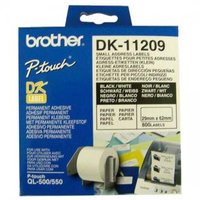 Brother paprov ttky 29mm x 62mm, bl, 800 ks, DK11209, pro tiskrny ady QL