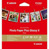 Canon Photo Paper Plus Glossy II, PP-201, foto papr, leskl, 2311B060, bl, 13x13cm, 5x5&quot;, 26