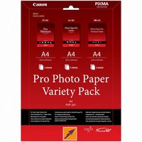 Canon Photo Paper Pro Variety Pack PVP-201, PVP-201, foto papr, 5x matn PM-101, 5x leskl PT-101,