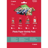 Canon Photo Paper Variety Pack VP-101, VP-101, foto papr, 5x PP201, 5x SG201 (10x15cm), 5x MP101, 5