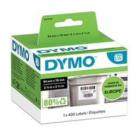 Dymo paprov ttky 70mm x 54mm, bl, kontroln potravinov, 1x400 ks, 2187329