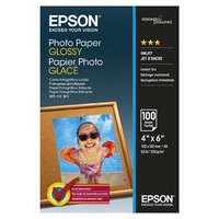 Epson Photo Paper, C13S042548, foto papr, leskl, bl, 10x15cm, 4x6&quot;, 200 g/m2, 100 ks, inkou