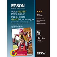 Epson Value Glossy Photo Paper, C13S400038, foto papr, leskl, bl, 10x15cm, 183 g/m2, 50 ks, inko