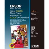 Epson Value Glossy Photo Paper, C13S400039, foto papr, leskl, bl, 10x15cm, 183 g/m2, 100 ks, ink