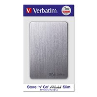 Verbatim extern pevn disk, Store,n,Go ALU Slim, 2.5&quot;, USB 3.0, 1TB, 53662, vesmrn ed