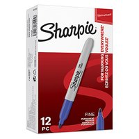 Sharpie, popisova Fine, modr, 12ks, 0.9mm, permanentn