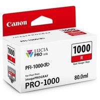 Canon originln ink PFI-1000 R, 0554C001, red, 5355str., 80ml, -