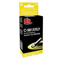 UPrint kompatibiln ink s CLI-581Y XXL, C-581XXLY, yellow, 11.7ml, very high capacity