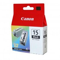 Canon originln ink BCI-15 BK, 8190A002, black, 390str., 2ks