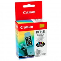 Canon originln ink BCI-21 C, 0955A351, color, blistr, 120str.