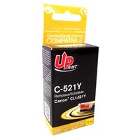 UPrint kompatibiln ink s CLI521Y, C-521Y, yellow, 510str., 10ml, s ipem