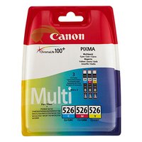 Canon originln ink CLI-526 CMY, 4541B019, CMY, blistr s ochranou, 9ml, multi pack