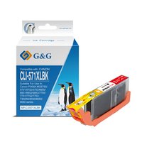 G&amp;G kompatibiln ink s CLI571BK XL, NP-C-0CL571XLBK, black, 10,8ml, ml high capacity