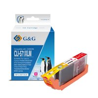 G&amp;G kompatibiln ink s CLI571M XL, NP-C-0CL571XLM, magenta, 10,8ml, ml high capacity
