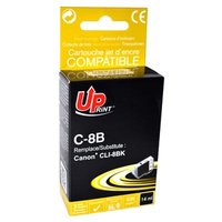 UPrint kompatibiln ink s CLI8BK, C-8B, black, 14ml, s ipem