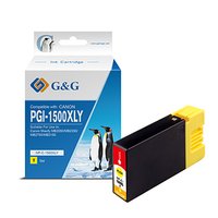 G&amp;G kompatibiln ink s PGI 1500XL, NP-C-1500XLY/C, yellow