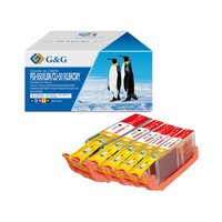 G&amp;G kompatibiln ink s PGI-550BK/CLI-551BK/C/M/Y, NP-C-0550BK/551BK/C/M/Y, CMYK, 20,4ml + 10,2ml