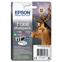 Epson originln ink C13T13064012, T1306, cyan/magenta/yellow, 30,3ml