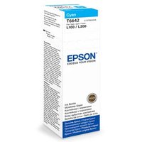 Epson originální ink C13T66424A, cyan, 70ml, Epson L100, L200, L300