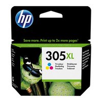 HP originální ink 3YM63AE, HP 305XL, Tri-colour, HP 305XL, High yield, HP DeskJet 2300, 2710, 2720,