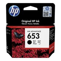 HP originální ink 3YM75AE, black, 360str., HP 653, HP DeskJet IA 6000, IA PLUS 6400