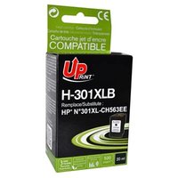 UPrint kompatibiln ink s CH563EE, HP 301XL, H-301XLB, black, 520str., 20ml