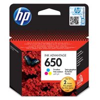 HP originln ink CZ102AE, HP 650, color, 200str.