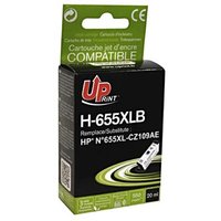 UPrint kompatibiln ink s CZ109AE, HP 655, H-655XLB, black, 550str., 20ml