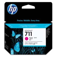 HP originální ink CZ135A, HP 711, magenta, 3x29ml, 3ks, HP DesignJet T120, T520