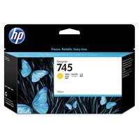 HP originln ink F9J96A, HP 745, yellow, 130ml